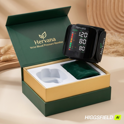 Wrist Blood Pressure Monitor LED Display