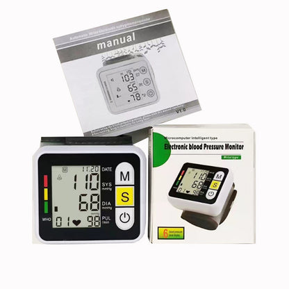 Wrist Blood Pressure Monitor LED Display