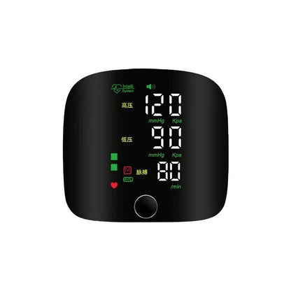 Wrist Blood Pressure Monitor LED Display